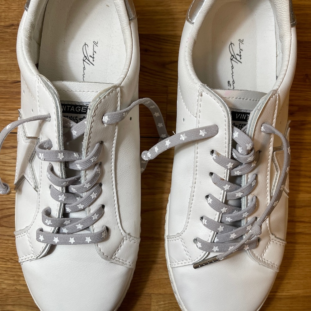 Vintage Havana Women's Sneaker - Bianca White, Size 8 1/2